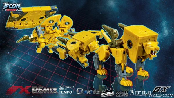 玩具聯合國★ 現貨 Ocular Max OX RMX-11EX 磁帶獅子 TEMPO 