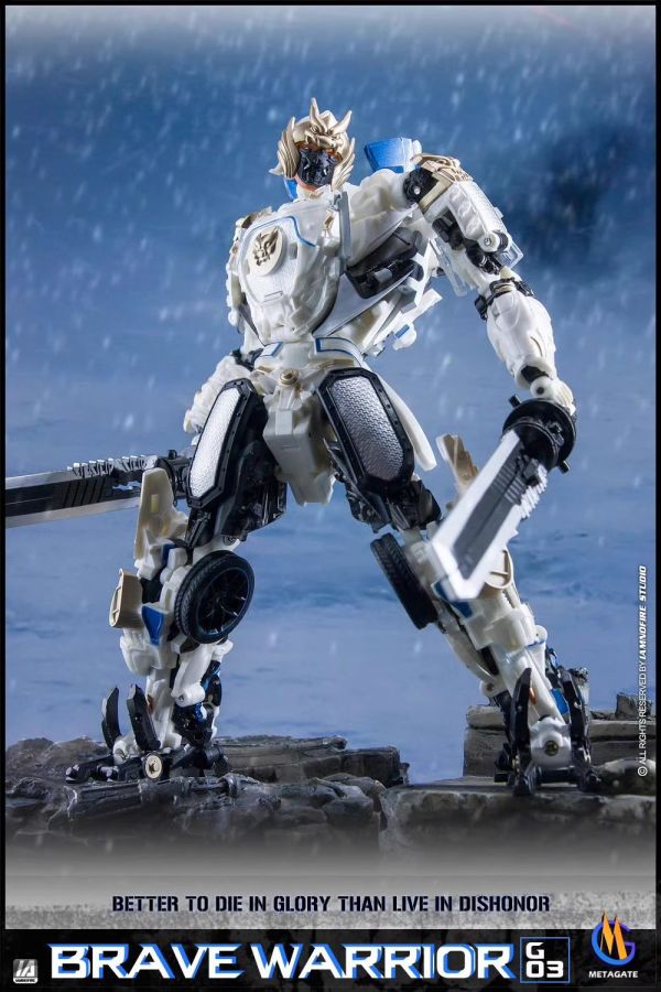 玩具聯合國★ 預購免訂金 MetaGate MING JIANG G-03 白色飄移 三變戰士 