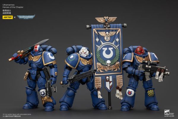 玩具聯合國 預購免訂金 暗源 Joy toy 極限戰士 老兵軍士卡斯特 原鑄副官伊拉斯塔斯 旗手波斯卡 戰鎚 40K 