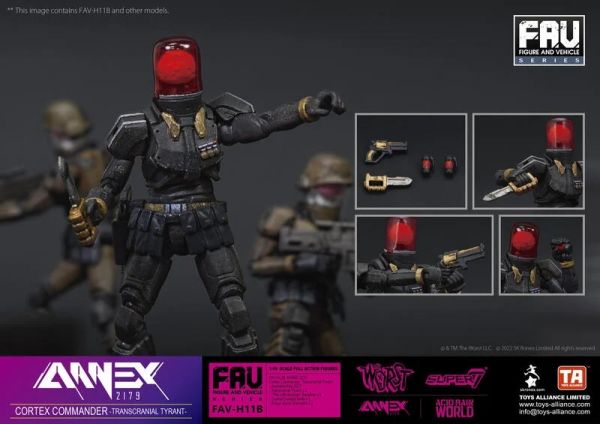 玩具聯合國★ 預購免訂金 ANNEX2179 FAV-H11B Cortex Commander 穿顱暴君 1:18 