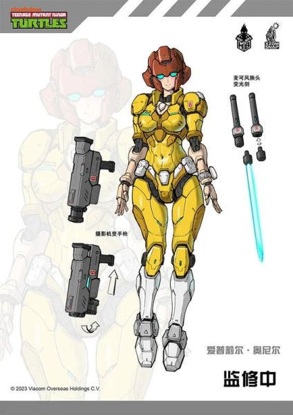 玩具聯合國★ 超前預購免訂金 HEATBOYS HB0073 合金機甲 忍者龜 愛普莉爾 奧尼爾 女記者 
