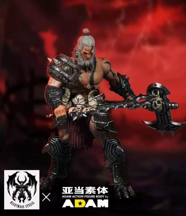 玩具聯合國★ 預購免訂金 夢魘工作室 D20 1/12 黑暗庇護 蠻族狂戰士 可動 