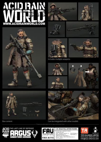 玩具聯合國★ 現貨 酸雨戰爭 Acid Rain FAV-A115 阿爾戈斯（沙暴版） 
