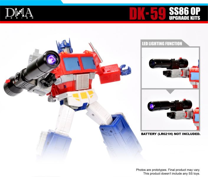 玩具聯合國 預購免訂金 DNA Design DK59 SS86 大電影 柯博文 配件包 