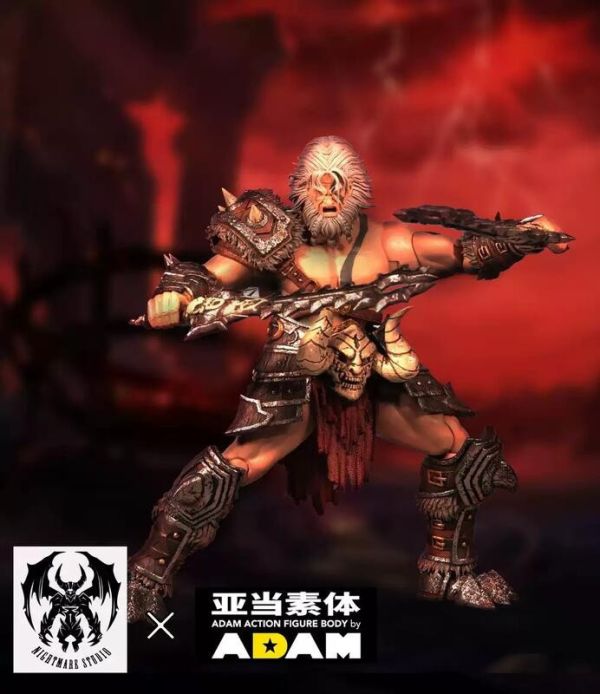 玩具聯合國★ 預購免訂金 夢魘工作室 D20 1/12 黑暗庇護 蠻族狂戰士 可動 