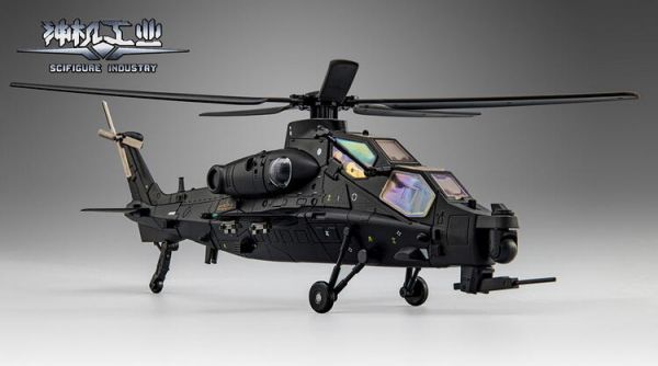 玩具聯合國★ 特價預購 神機工業 CS-02 匠字壹號 武直十 暗鴞 直升機 變形 合金成品模型 
