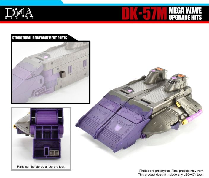 玩具聯合國 預購免訂金 DNA Design DK57M 潮汐波 艦隊 密卡登 升級配件包 