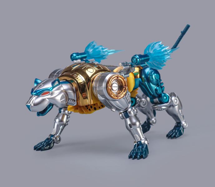 玩具聯合國★ 現貨 TA BWM-03 野獸戰爭 金屬變體豹司令 二代 黃豹 超能勇士 精塗版 