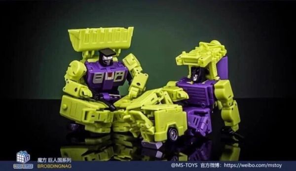 玩具聯合國★ 補貨 魔方 變形金剛 MS-B37A & MS-38A 鏟車大師 攪拌車大師 精塗版 