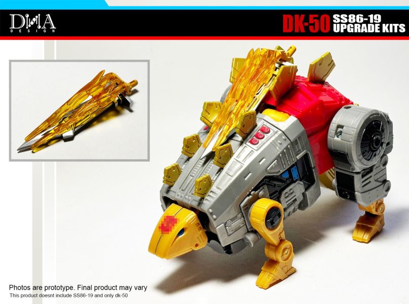 玩具聯合國★ 預購免訂金 DNA DK50 變形金剛 SS-86 L級 恐龍金剛 劍龍 嚎叫 配件包 