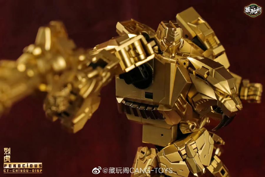 玩具聯合國★ 預購免訂金 藏玩閣 CANG-TOYS 限定版 蚩尤神 金虎 Ferocious 合體 