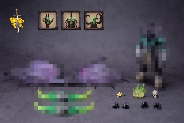 玩具聯合國 現貨 Hero toys 限量版 魔獸爭霸 不死族 伊利丹 暗黑夜色 型態 