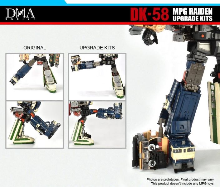 玩具聯合國 預購免訂金 DNA Design DK58 MPG 雷電 配件包 