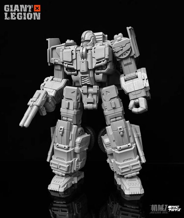 玩具聯合國 現貨 機械入侵 GIANT LEGION 巨型軍團 首發小隊 重型建造者 六合體 大力神 