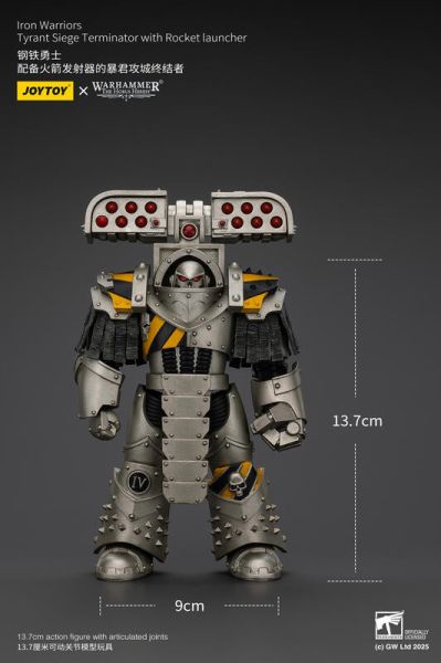 玩具聯合國 預購免訂金 joytoy 暗源 鋼鐵勇士 C 配備火箭發射器的暴君攻城終結者 戰鎚 戰錘 30K 1/18 