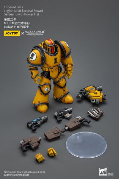 玩具聯合國★ 預購免訂金 暗源 Joytoy 帝國之拳 MkIII 軍團戰術小隊 D 裝備動力拳的軍士 