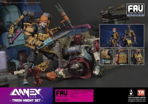 玩具聯合國★ 預購免訂金 TOYS ALLIANCE 酸雨戰爭 ANNEX 2179 FAV-H20 廢品騎士套裝 