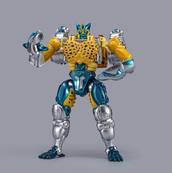 玩具聯合國★ 現貨 TA BWM-03 野獸戰爭 金屬變體豹司令 二代 黃豹 超能勇士 精塗版 