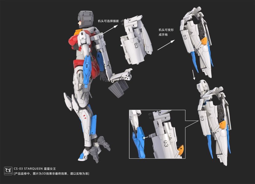 玩具聯合國★ 預購免訂金 Collection Space 機械姬 美少女 CS-03 星星女王 紅蜘蛛機娘 