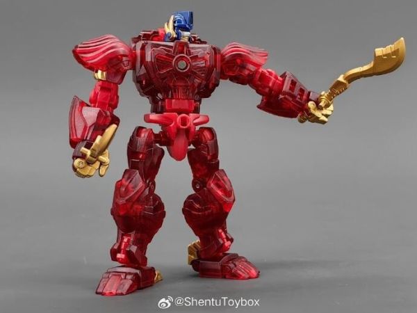 玩具聯合國★ 預購免訂金 機甲玩具 RT-01RT 野獸之戰 Caesar 凱撒 透明紅色外甲 金剛王 柯博文 小比例 