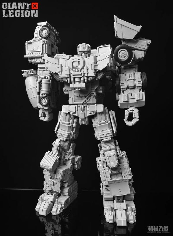 玩具聯合國 現貨 機械入侵 GIANT LEGION 巨型軍團 首發小隊 重型建造者 六合體 大力神 