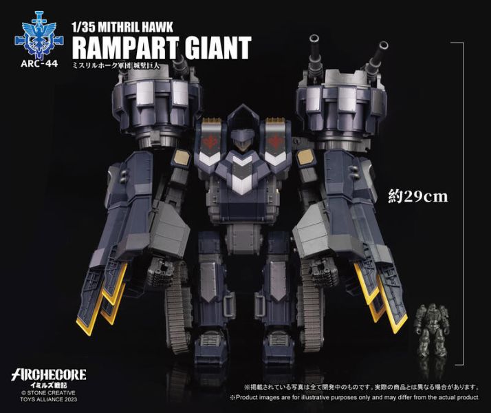 玩具聯合國 現貨 幻古戰紀 ARCHECORE ARC-44 秘銀雄鷹軍團 城牆巨人 