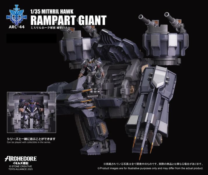玩具聯合國 現貨 幻古戰紀 ARCHECORE ARC-44 秘銀雄鷹軍團 城牆巨人 