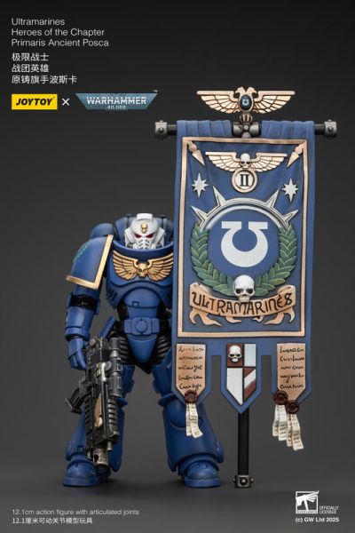 玩具聯合國 預購免訂金 暗源 Joy toy 極限戰士 老兵軍士卡斯特 原鑄副官伊拉斯塔斯 旗手波斯卡 戰鎚 40K 