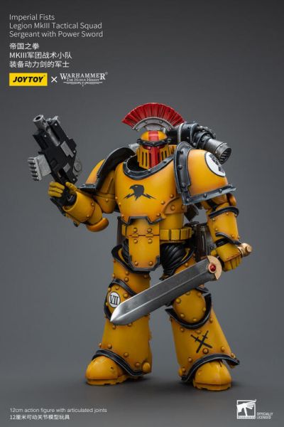 玩具聯合國★ 預購免訂金 暗源 Joytoy 帝國之拳 MkIII 軍團戰術小隊 B 裝備動力劍的軍士 