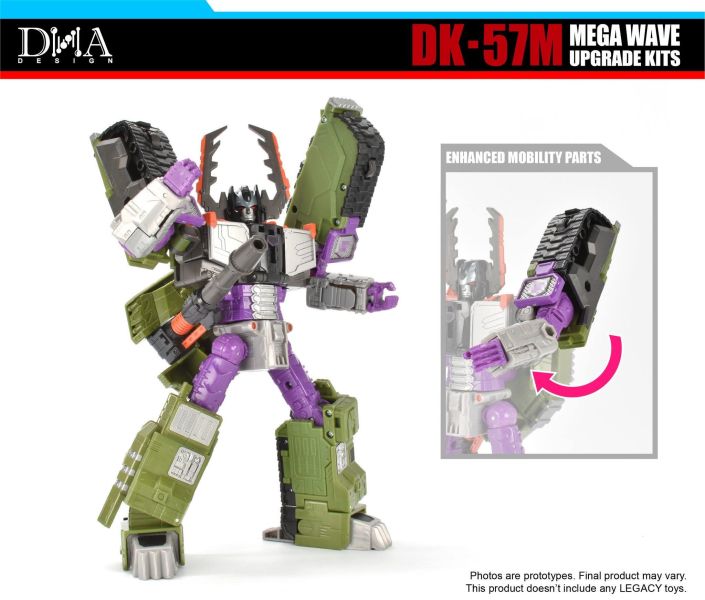 玩具聯合國 預購免訂金 DNA Design DK57M 潮汐波 艦隊 密卡登 升級配件包 