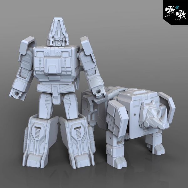 玩具聯合國 預購免訂金 QQT 啾啾工作室 QQT-02 犀牛 野牛 Predaking 衝雲霄 核心級 