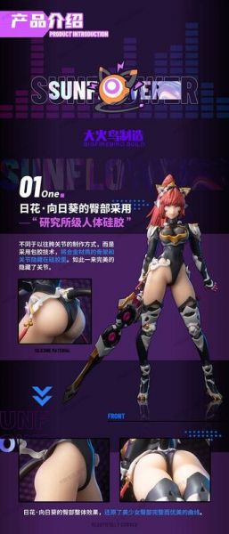 玩具聯合國★ 現貨 大火鳥玩具 1/12 科學貓娘隊 001 Sunflower 日花 向日葵 可動完成品 