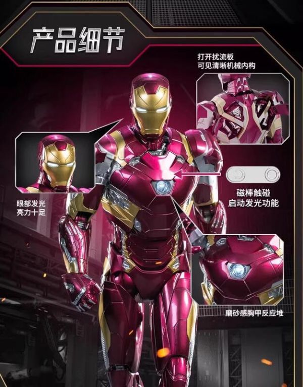 玩具聯合國 預購免訂金 FondJoy 泛樂 耀拚系列 1/7 鋼鐵人 MK46 組裝模型 