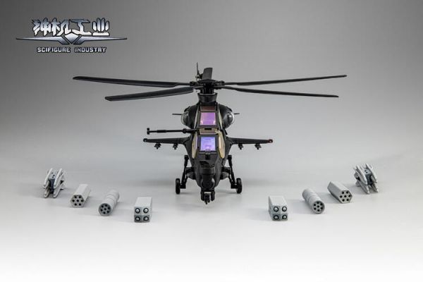 玩具聯合國★ 特價預購 神機工業 CS-02 匠字壹號 武直十 暗鴞 直升機 變形 合金成品模型 