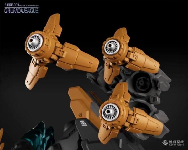 玩具聯合國★ 預購免訂金 1/72 斑斕魔核 魔改 綠鸚鵡 Grumdy Eagle 憤怒之鷹 合金成品 