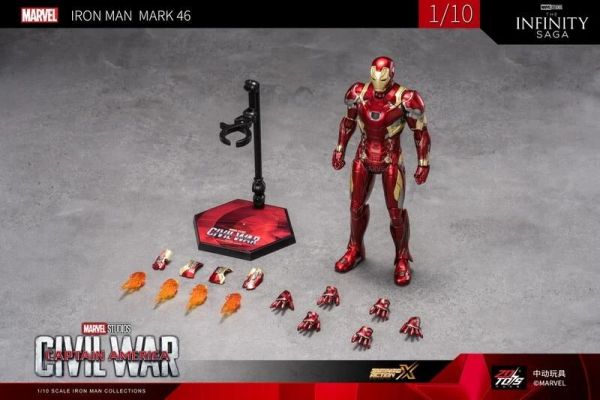 玩具聯合國★ 預購免訂金 中動玩具 漫威 1/10 鋼鐵人 MK46 MARK46 