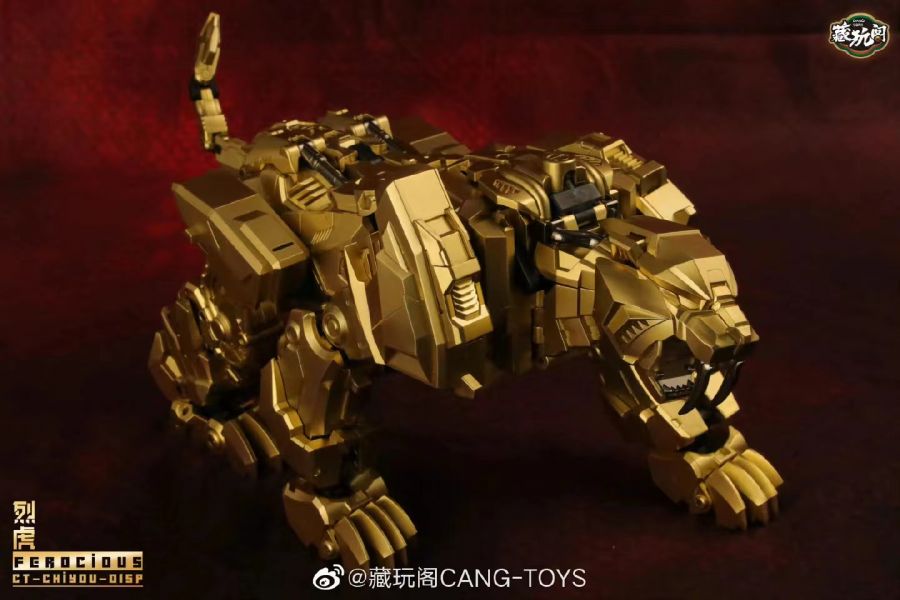 玩具聯合國★ 預購免訂金 藏玩閣 CANG-TOYS 限定版 蚩尤神 金虎 Ferocious 合體 
