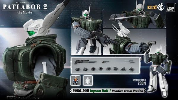 玩具聯合國★ 預購免訂金 threezero 機動警察 劇場版Ⅱ 英格蘭姆1號機 / 2號機 / 3號機 反應裝甲 