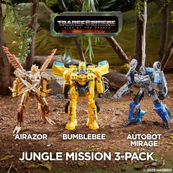 玩具聯合國★ 預購免訂金 變形金剛 TF7 萬獸崛起 JUNGLE MISSION 3-PACK 神鷹 幻影 大黃蜂 