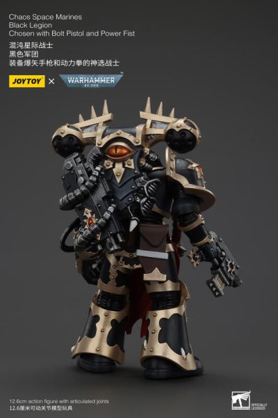 玩具聯合國★ 預購免訂金 暗源 Joytoy 混沌星際戰士 黑色軍團 B 裝備爆矢槍和動力拳的神選戰士 戰鎚 