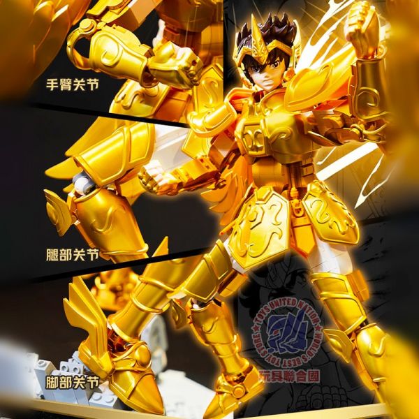 玩具聯合國★ 即將到貨 拼奇 聖鬥士星矢 聯名 射手座 黃金聖衣 組裝積木 