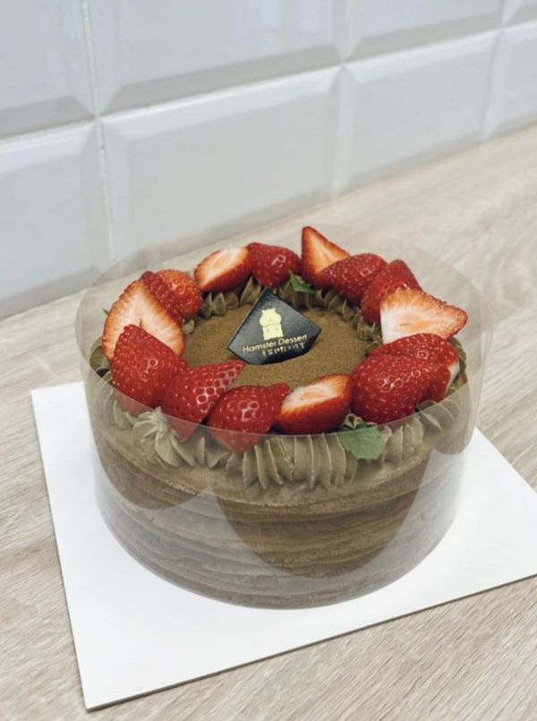 6吋 草莓紅烏龍千層 草莓季,千層蛋糕,生日蛋糕