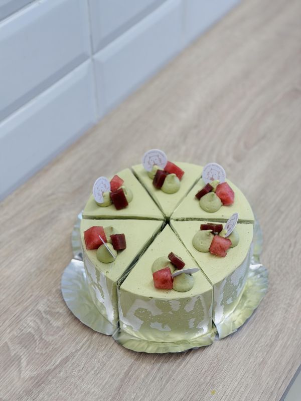 6吋 西瓜草莓茉莉戚風 生日蛋糕、水果蛋糕、麝香、葡萄
