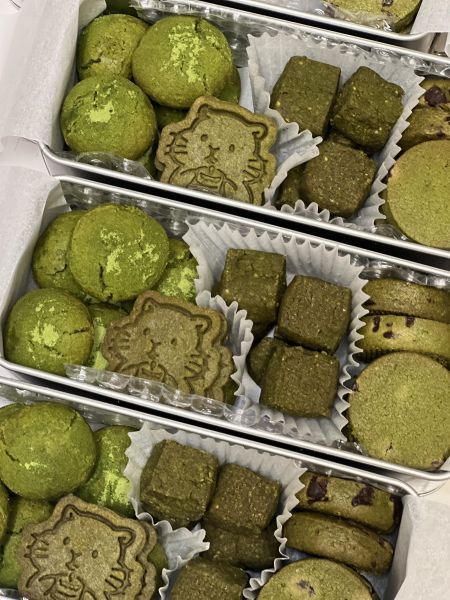 經典抹茶小鐵盒餅乾2.0版 / 彌月禮盒 /客製禮盒 常溫小蛋糕