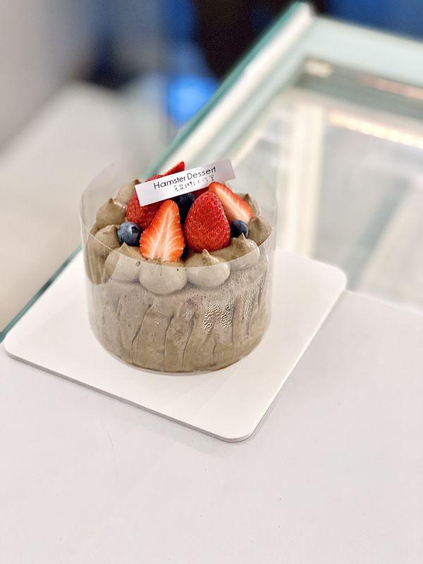 4吋 草莓紅烏龍千層 千層,生日蛋糕,千層蛋糕,