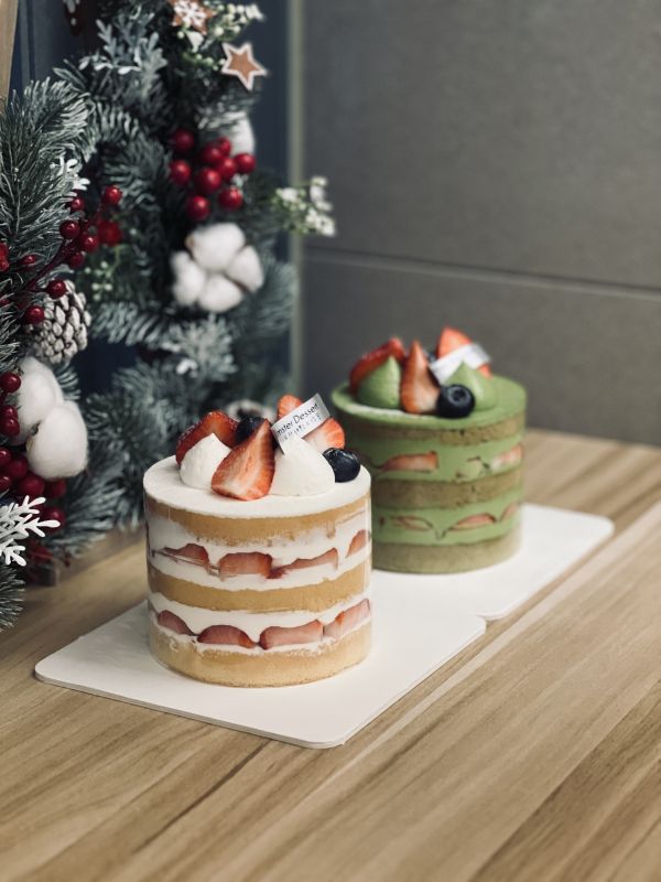 4吋 草莓裸戚風蛋糕 甜點工作室,生乳蛋糕,生日蛋糕,千層蛋糕,