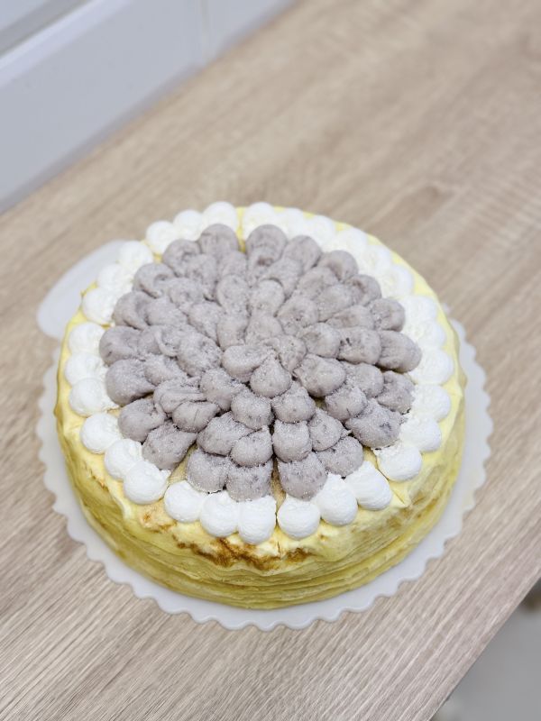 6吋 大甲芋泥千層 芋頭空 芋泥 生日蛋糕 千層蛋糕