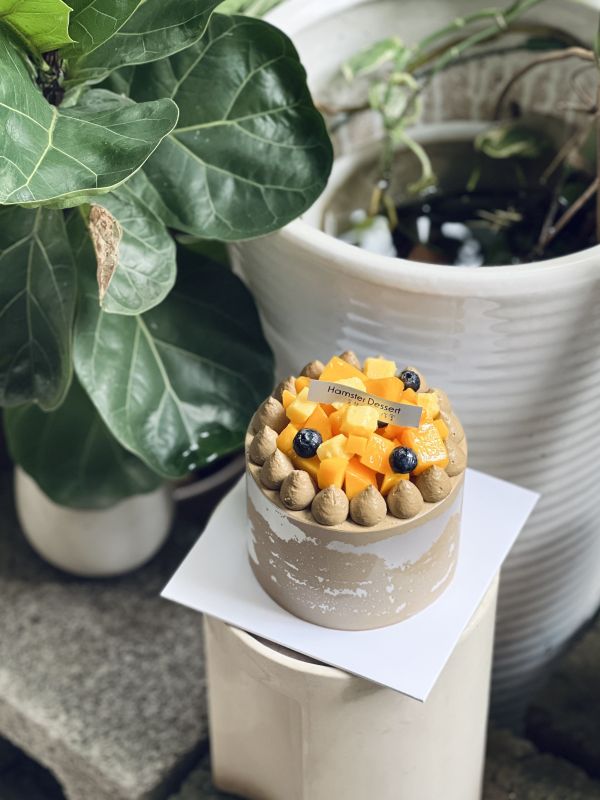 4吋 芒果百香紅茶戚風 甜點工作室,生乳蛋糕,生日蛋糕,千層蛋糕,
