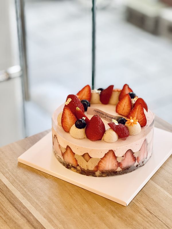 6吋 草莓優格生乳酪蛋糕 草莓季