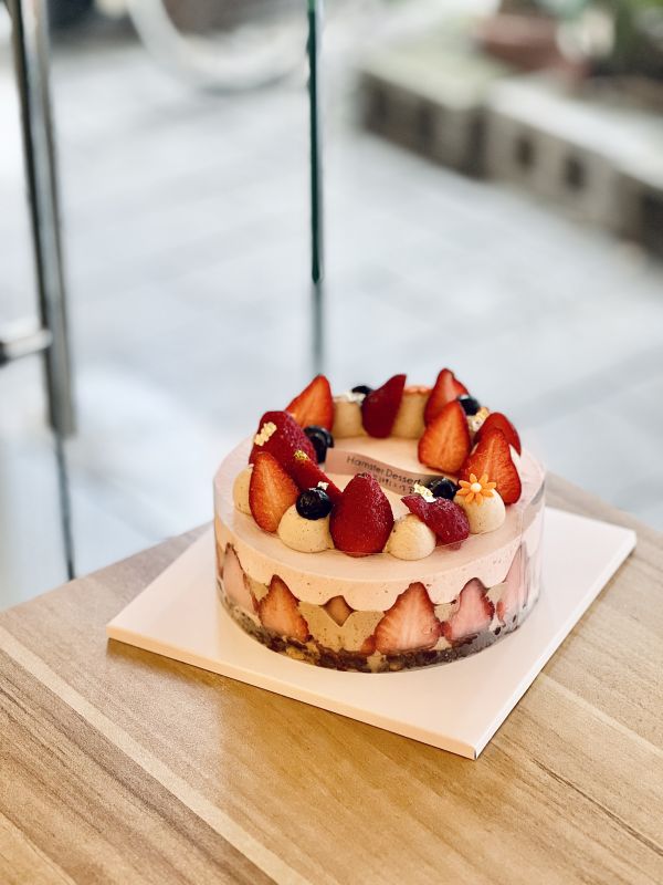 6吋 草莓優格生乳酪蛋糕 草莓季